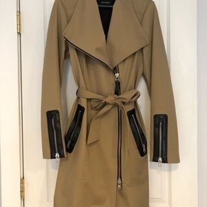 Mackage Estela Belted Trench Coat - Size S